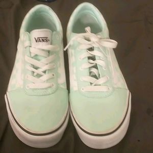 NWT classic vans sea green size 6 .